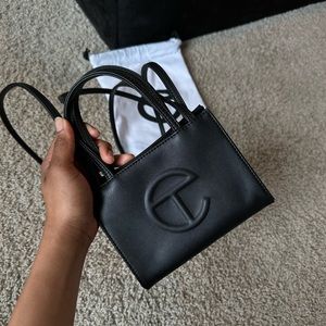 Black Small Telfar Shopping Bag